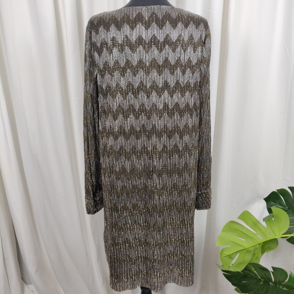 Banana Republic women's metallic cocktail dress 12 - Picture 2 of 6